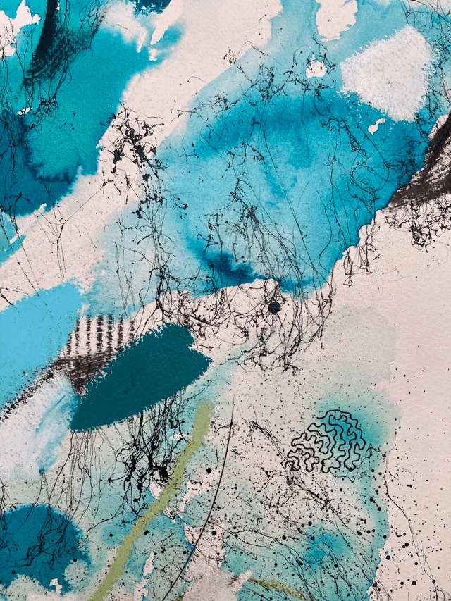 Original mix media on paper 56x76cm