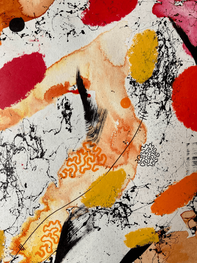 Original mix media on paper 50x65cm