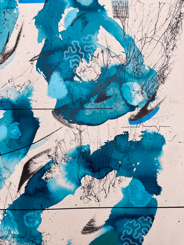 Original mix media on paper 56x76cm