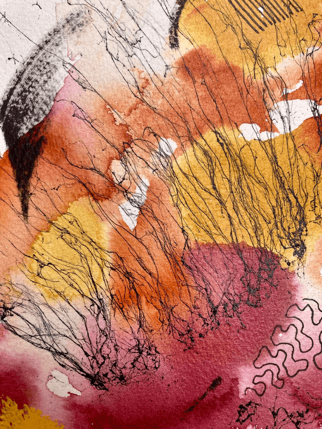 Original mix media on paper 56x76cm