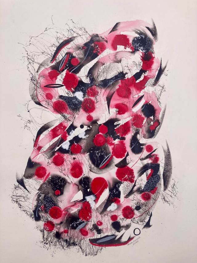 Original mix media on paper 56x76cm