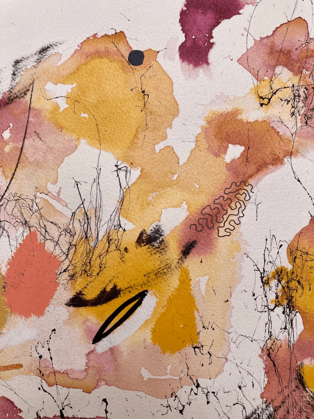 Original mix media on paper 56x76cm