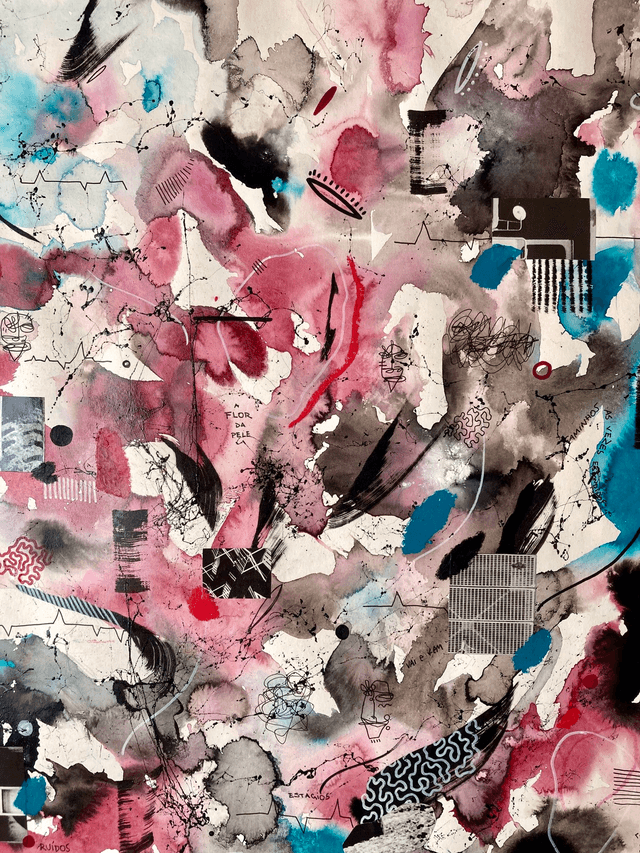 Original mix media on paper 50x65cm