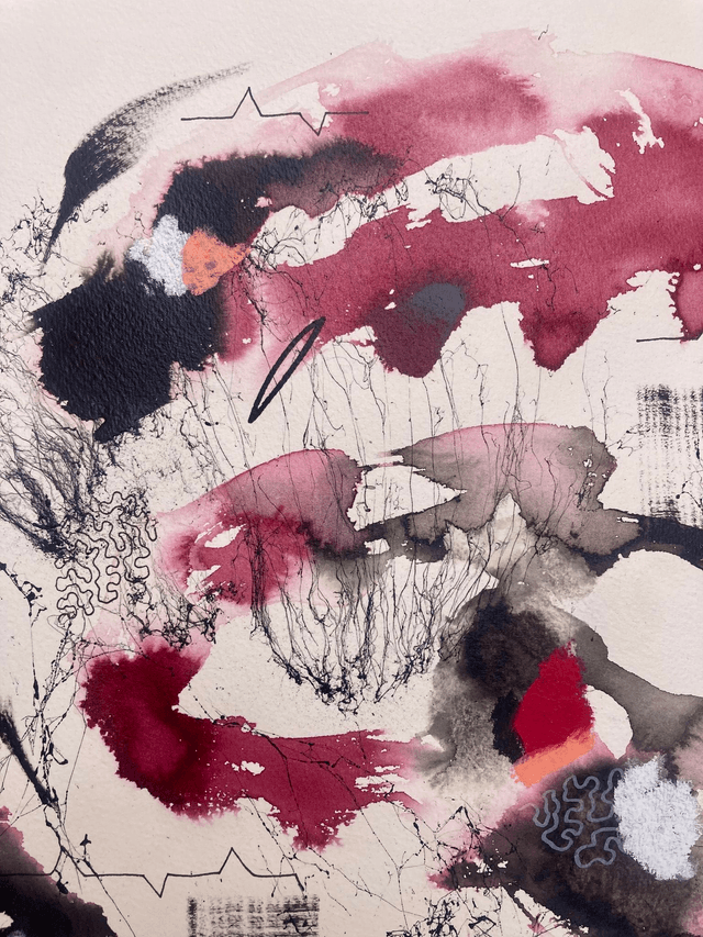 Original mix media on paper 56x76cm