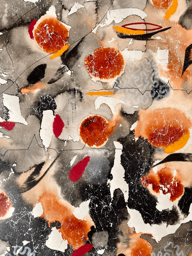 Original mix media on paper 50x65cm
