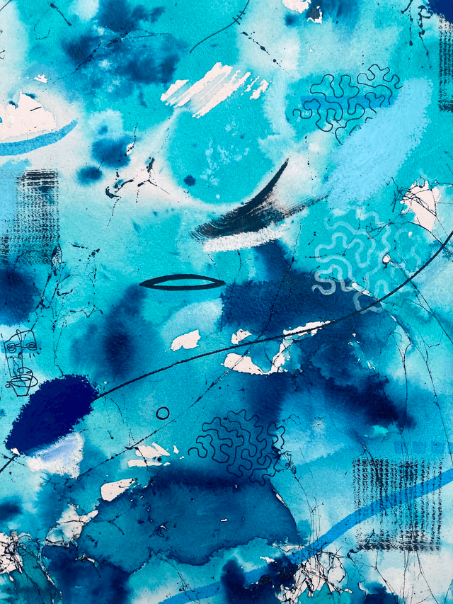Original mix media on paper 56x76cm