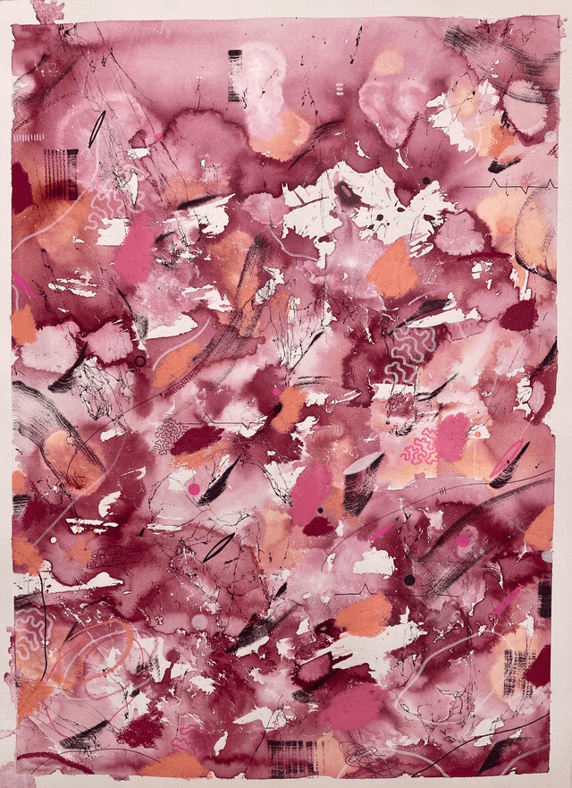 Original mix media on paper 56x76cm