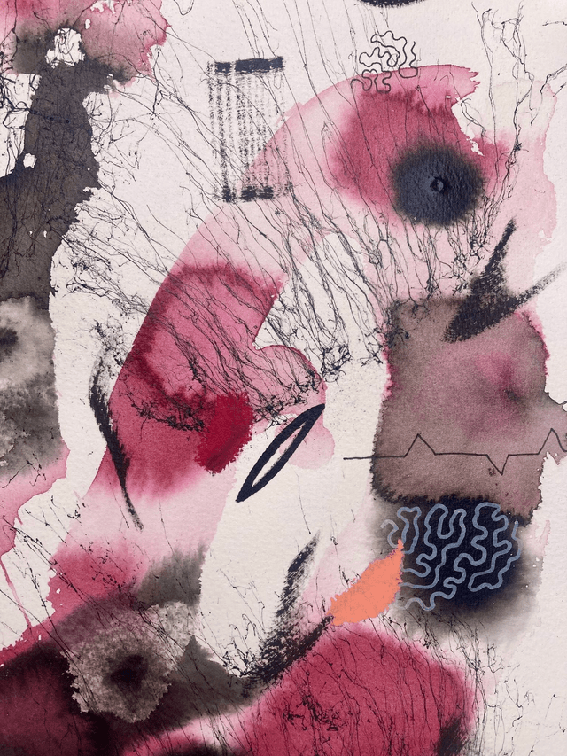 Original mix media on paper 56x76cm