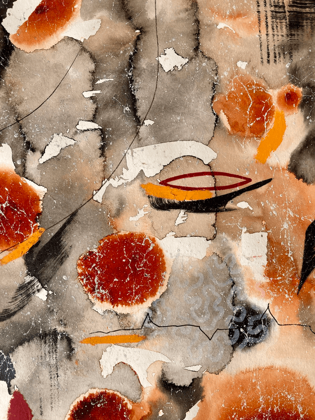 Original mix media on paper 50x65cm