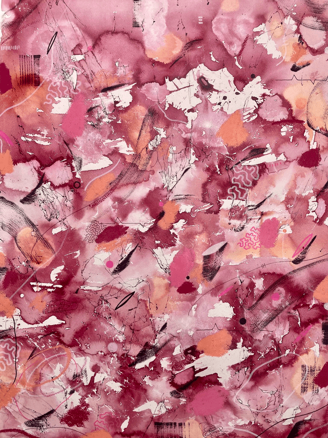 Original mix media on paper 56x76cm
