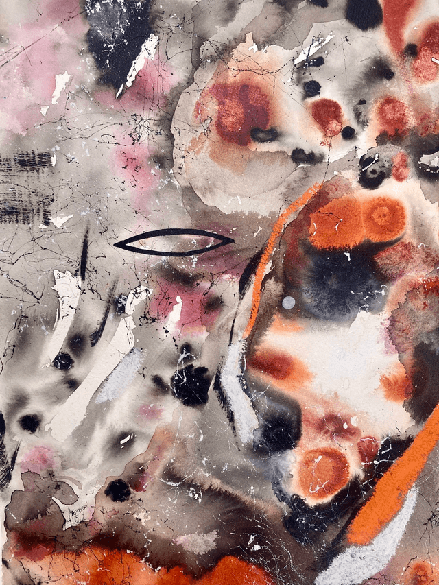 Original mix media on paper 56x76cm