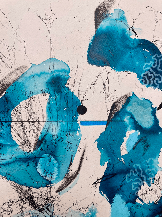 Original mix media on paper 56x76cm
