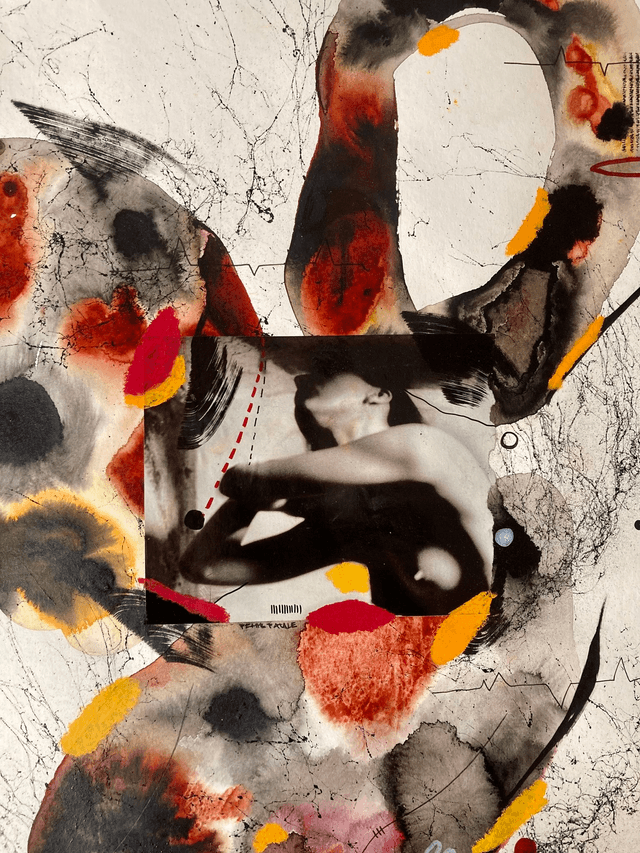 Original mix media on paper 50x65cm