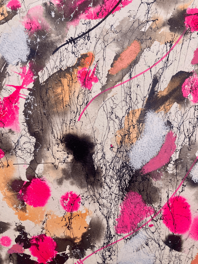 Original mix media on paper 56x76cm