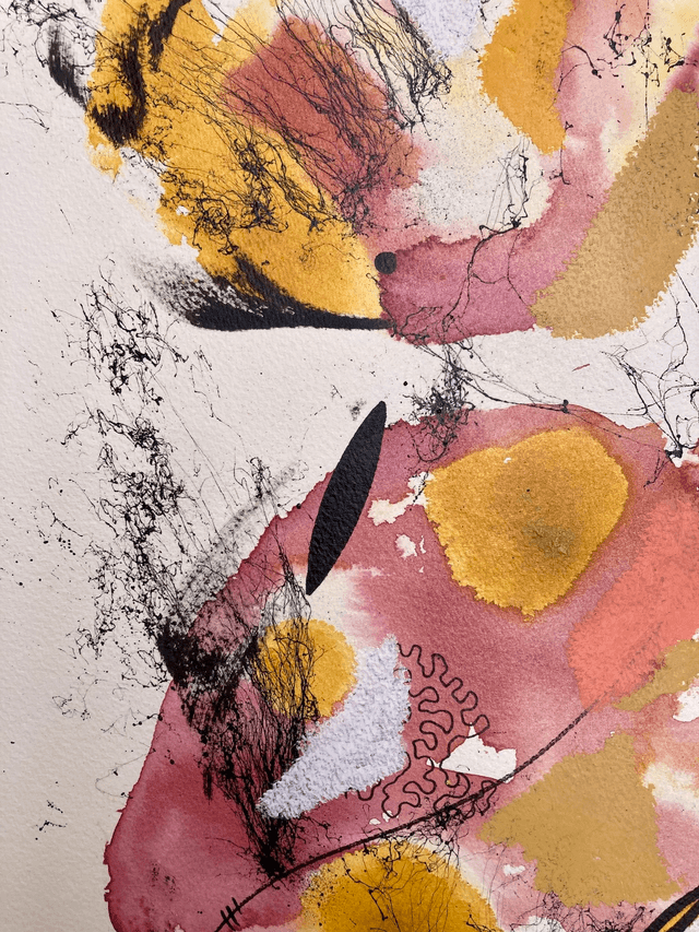 Original mix media on paper 56x76cm