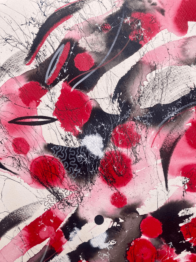Original mix media on paper 56x76cm