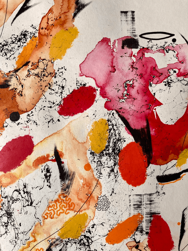 Original mix media on paper 50x65cm