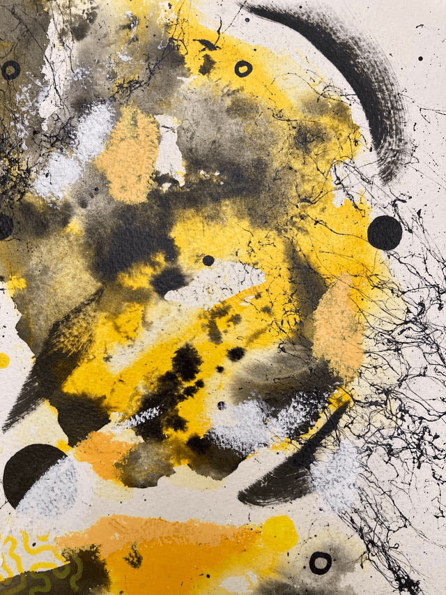 Original mix media on paper 56x76cm
