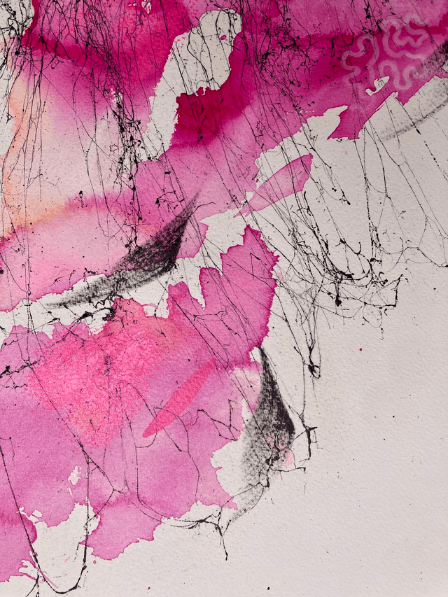 Original mix media on paper 56x76cm