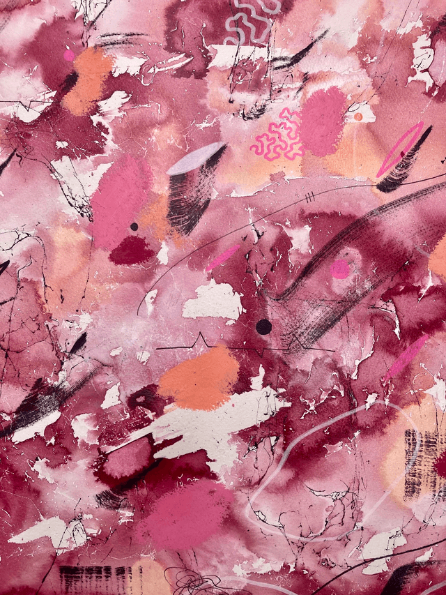 Original mix media on paper 56x76cm