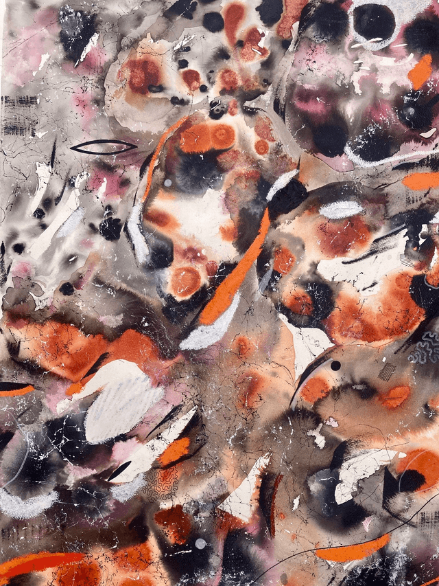 Original mix media on paper 56x76cm