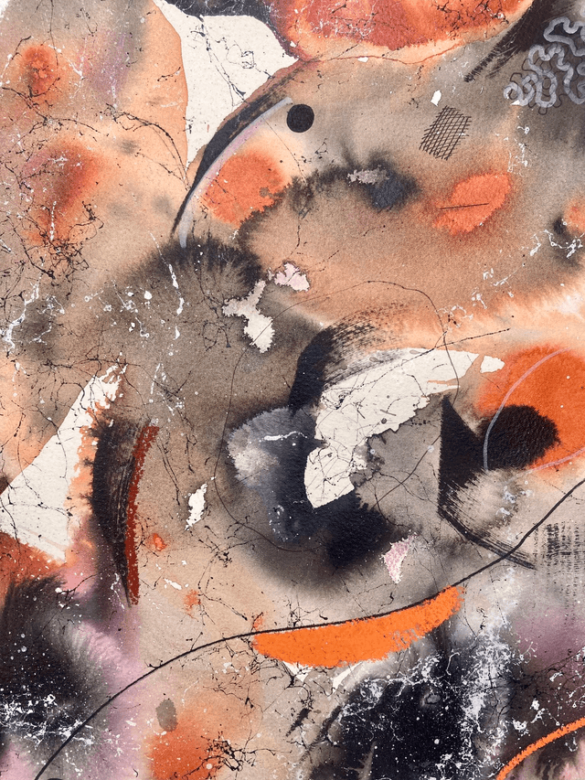 Original mix media on paper 56x76cm