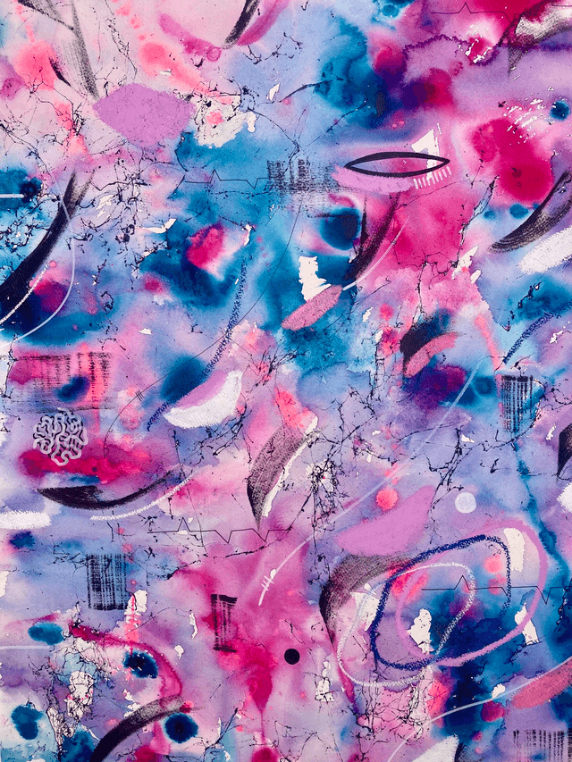 Original mix media on paper 56x76cm