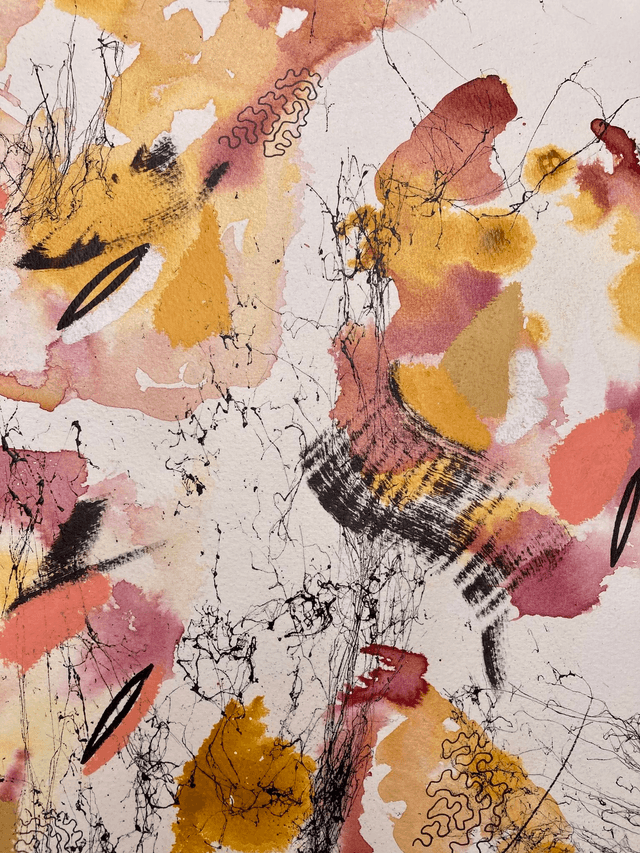 Original mix media on paper 56x76cm