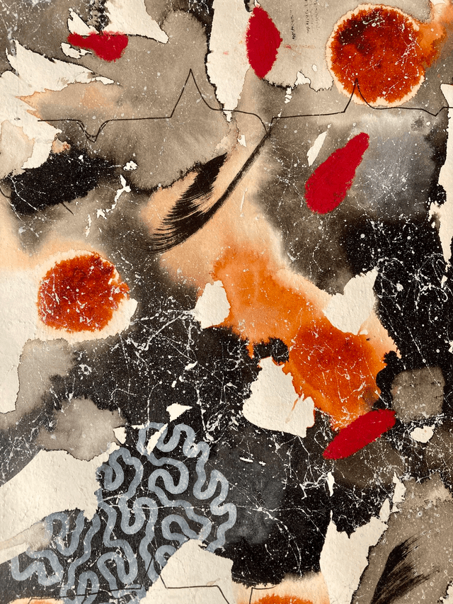 Original mix media on paper 50x65cm