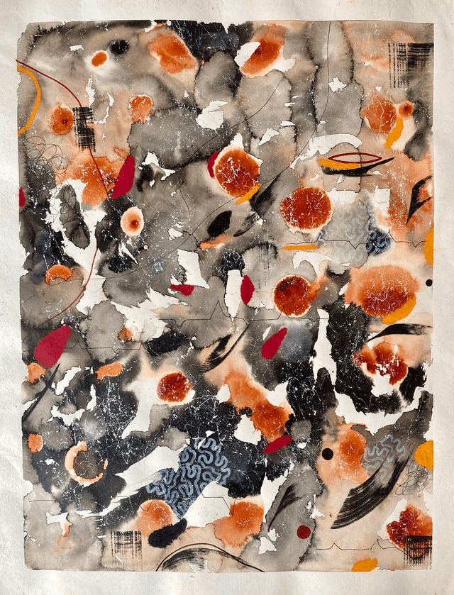 Original mix media on paper 50x65cm