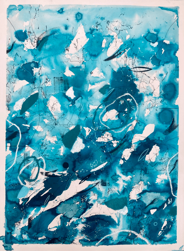 Original mix media on paper 56x76cm