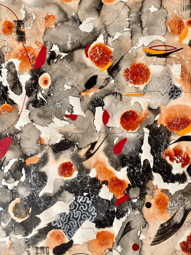 Original mix media on paper 50x65cm